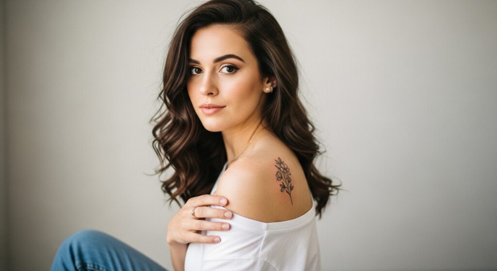 tattoo schulter frau