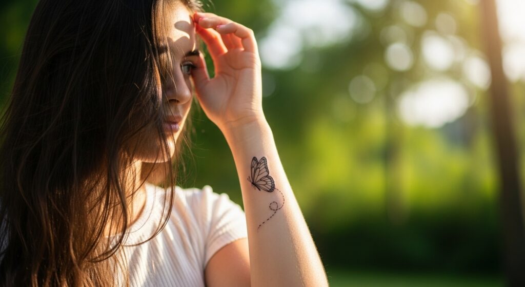 schmetterling tattoo