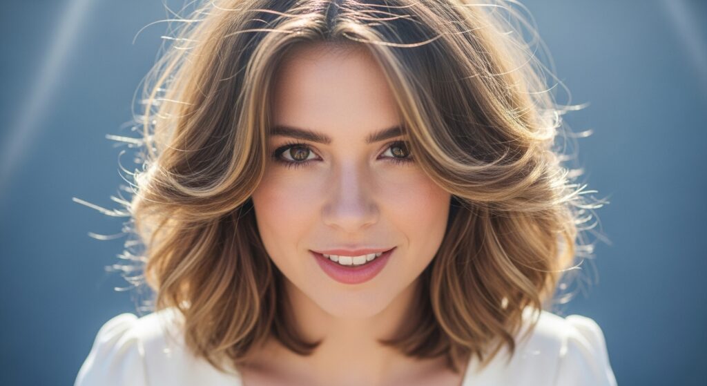 stufenschnitt mittellange haare