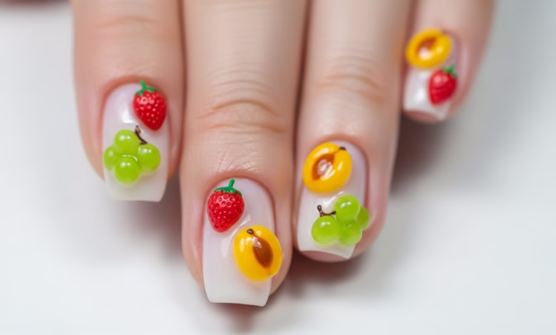 acrylnägel ideen sommer