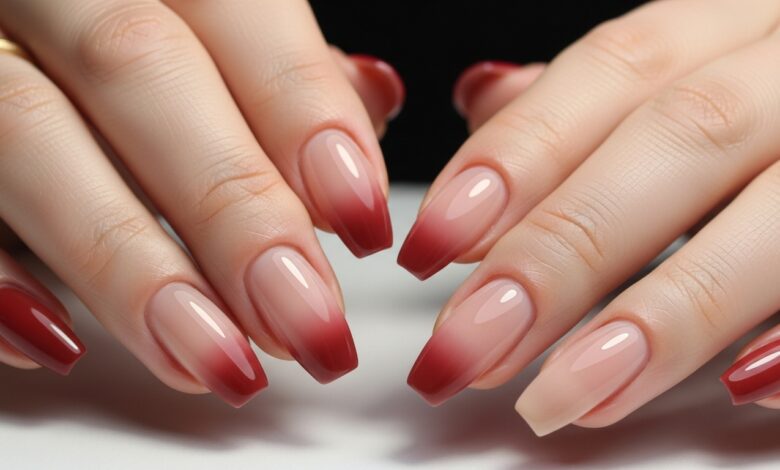 Babyboomer NĂ€gel mit Farbe