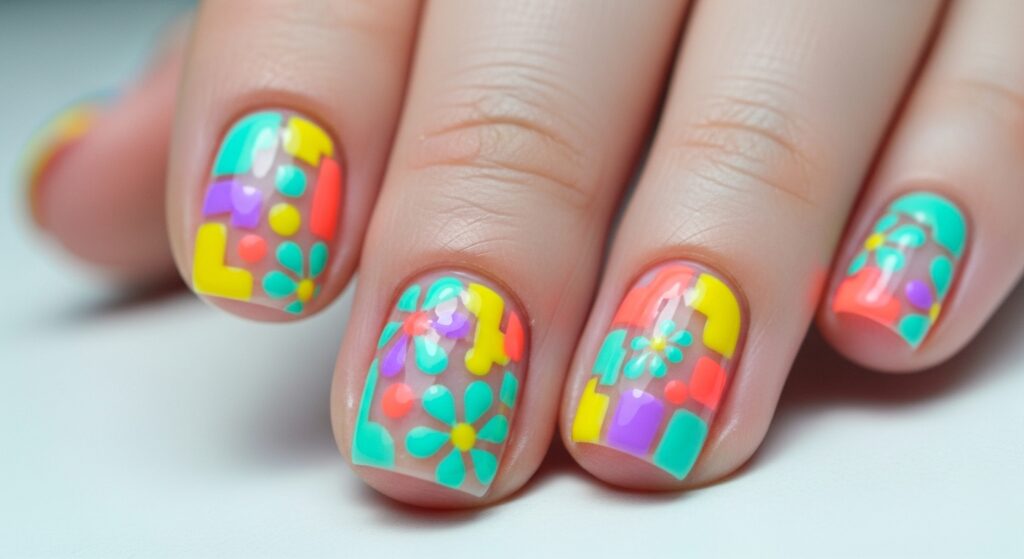 coole nageldesigns kurze nägel​