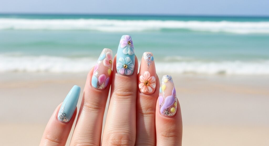 sommer nägel ideen