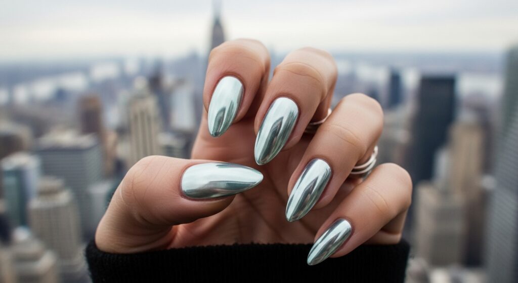 chrome nails