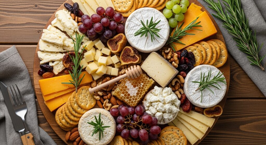 dekoration für käseplatte