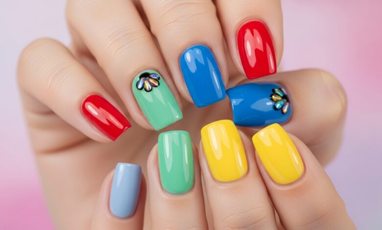 Farben Nägel