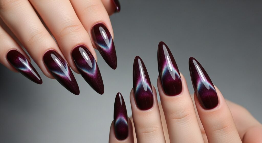 cat eye nägel