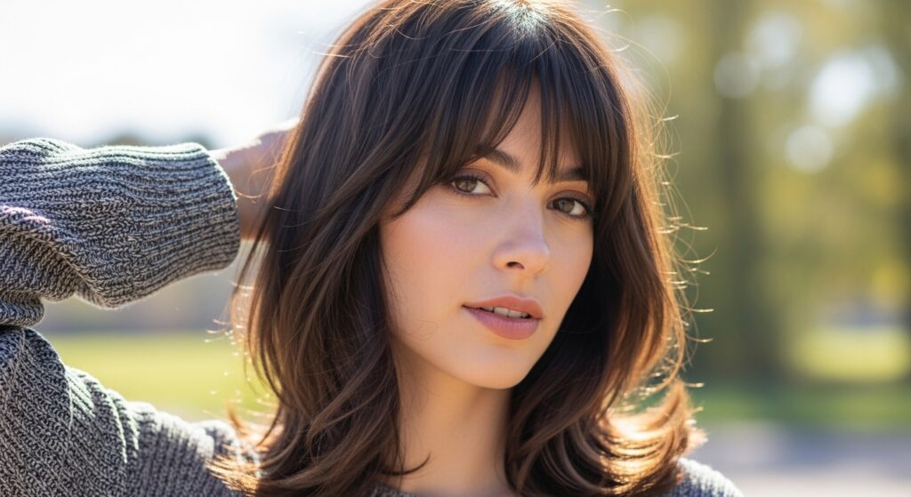 fransig gestuft frisuren mittellang