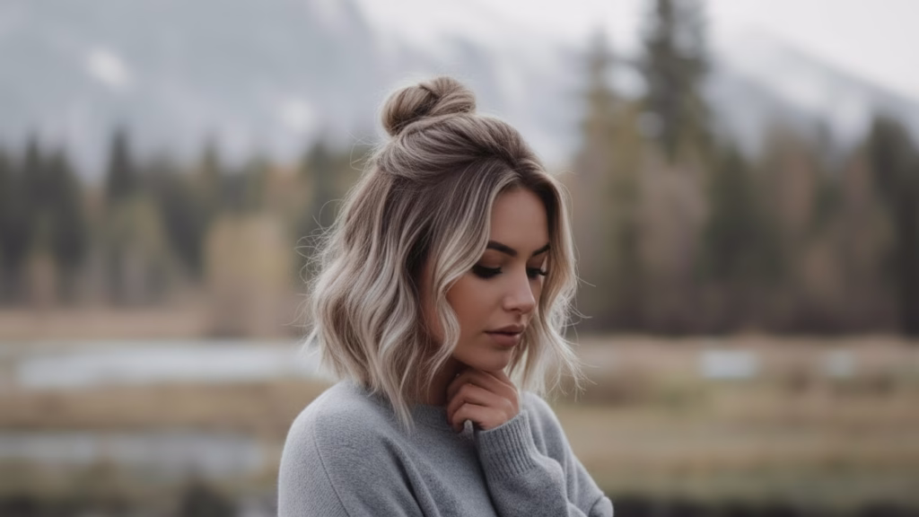 Einfache Frisuren für wellige Haare