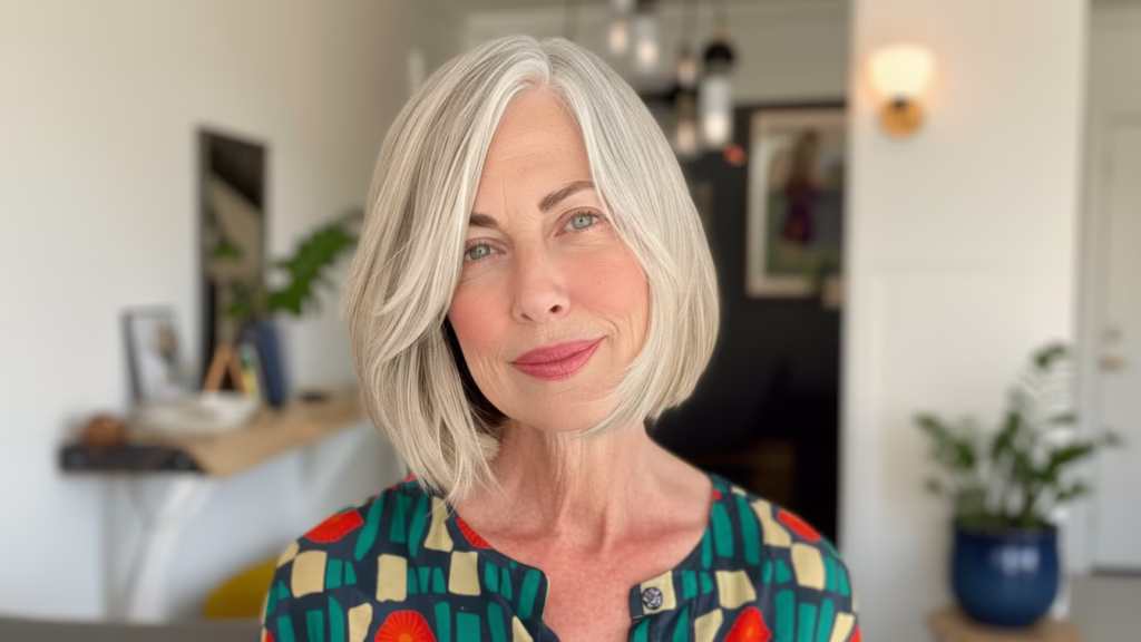 Gestufte Bob Frisuren für Frauen ab 50