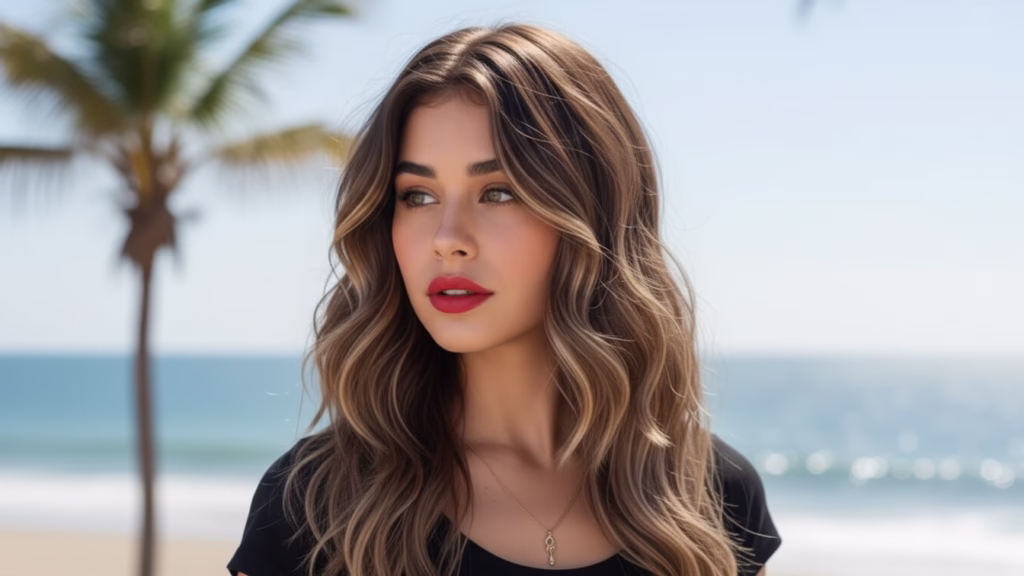 beach waves frisur