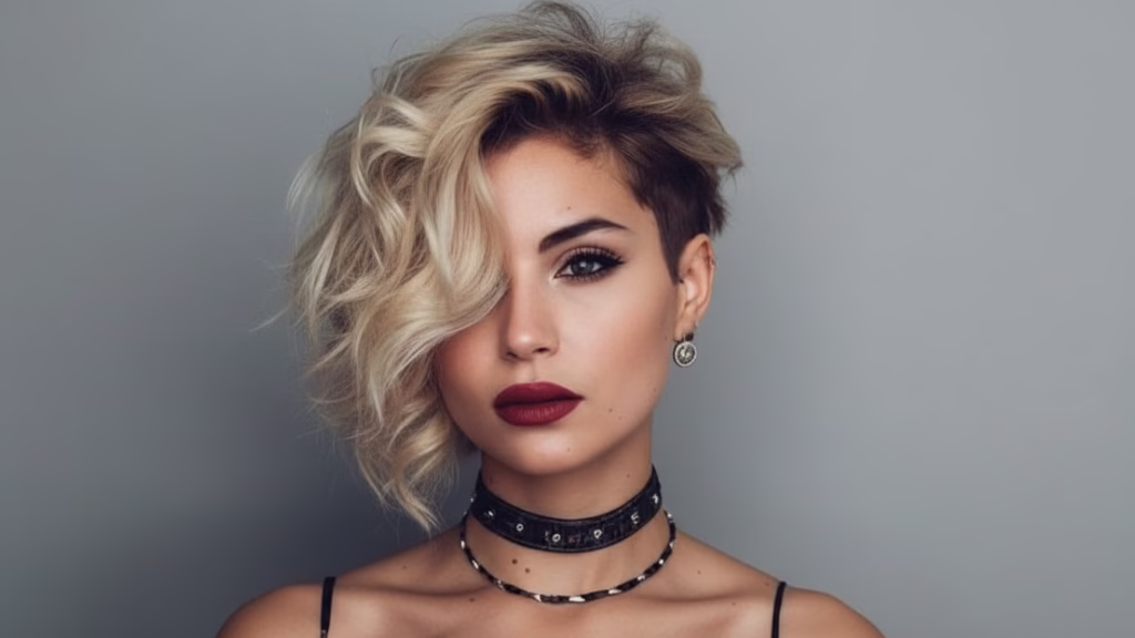 asymmetrischer haarschnitt damen