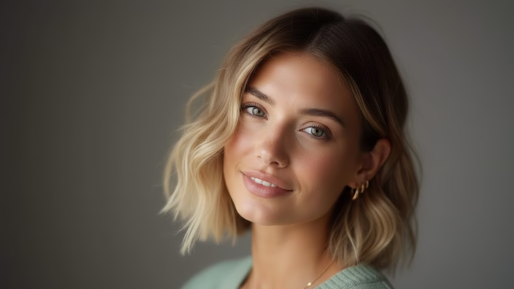 bob blond feines haar