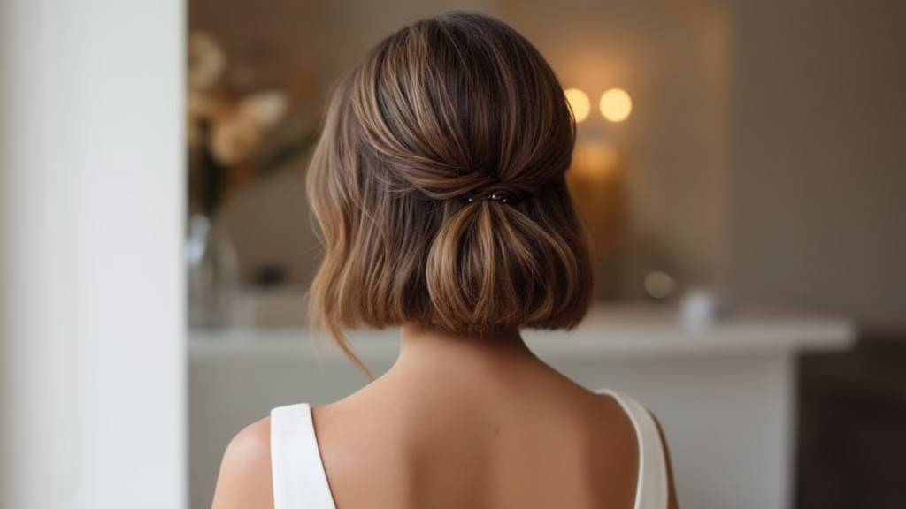 festliche frisuren mittellang