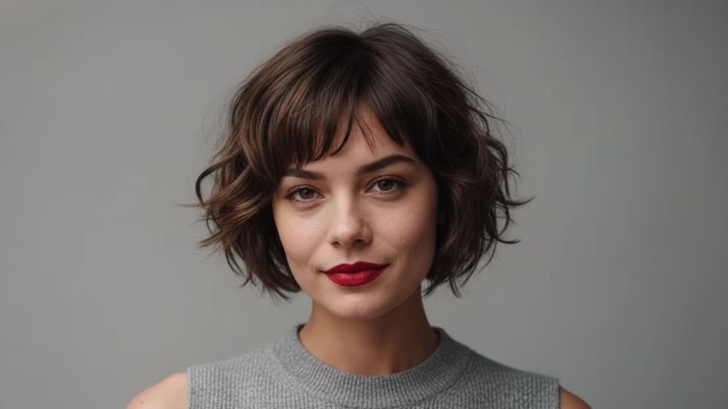 fransige frisuren mit pony