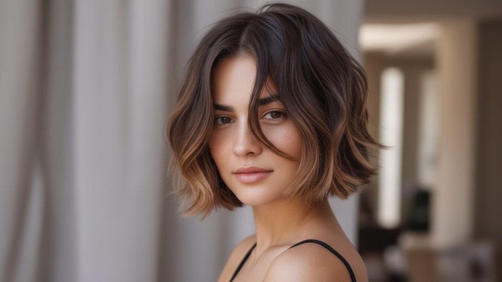 kurzhaar ombre braun