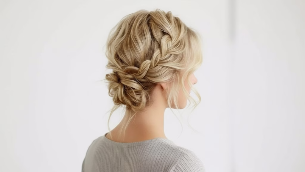 lockere hochsteckfrisuren mittellang