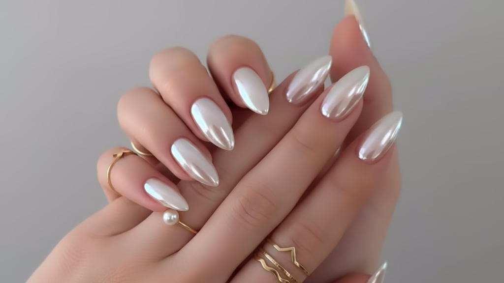 nude nägel chrome