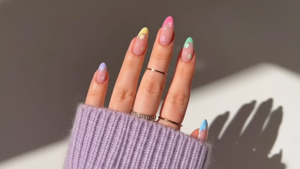 pastell nägel sommer