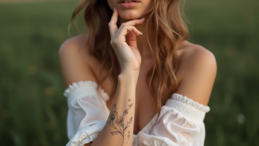 tattoo frauen unterarm